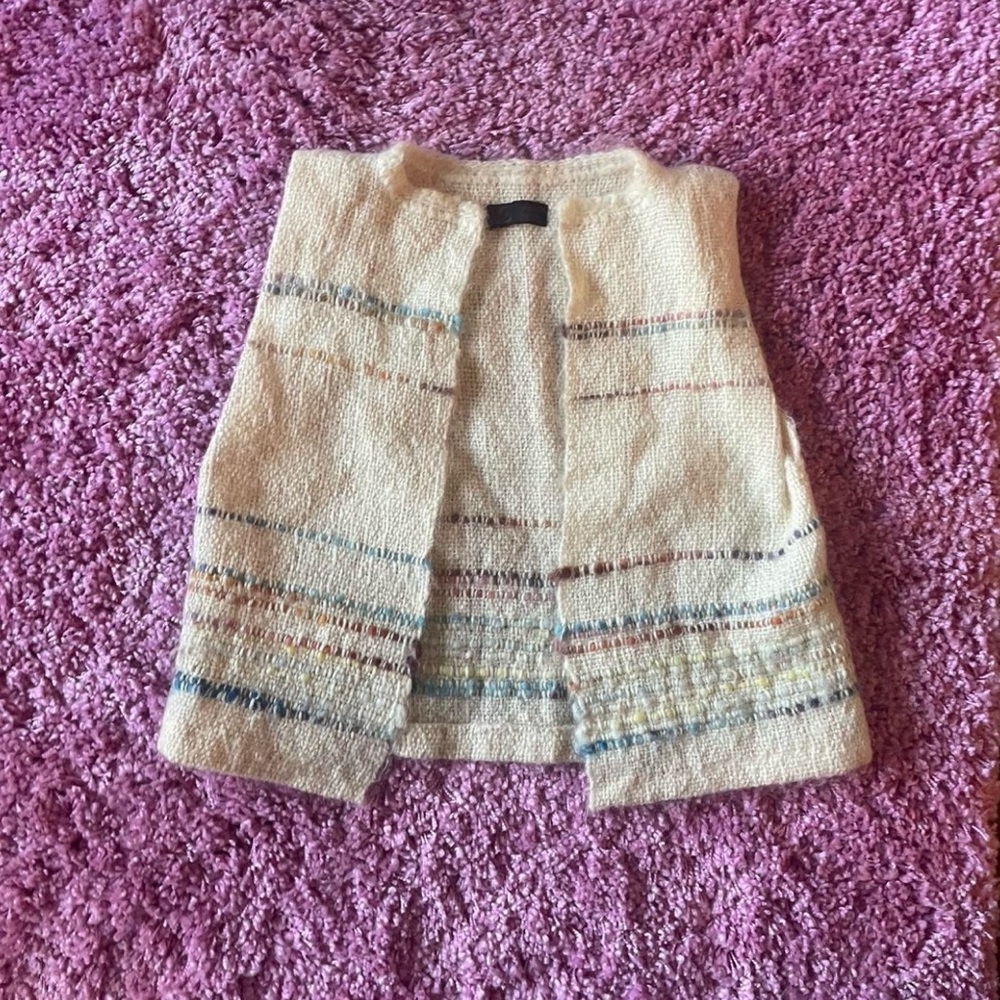 Real wool handmade vest from Sharon Lumsden